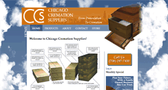 Desktop Screenshot of chicagocremationsupplies.com